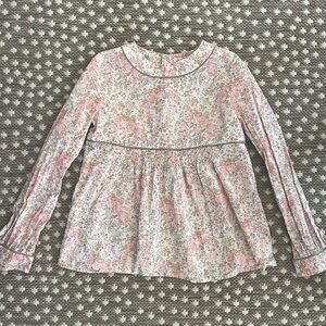 Gorgeous Liberty Print Bonpoint cotton blouse smocked